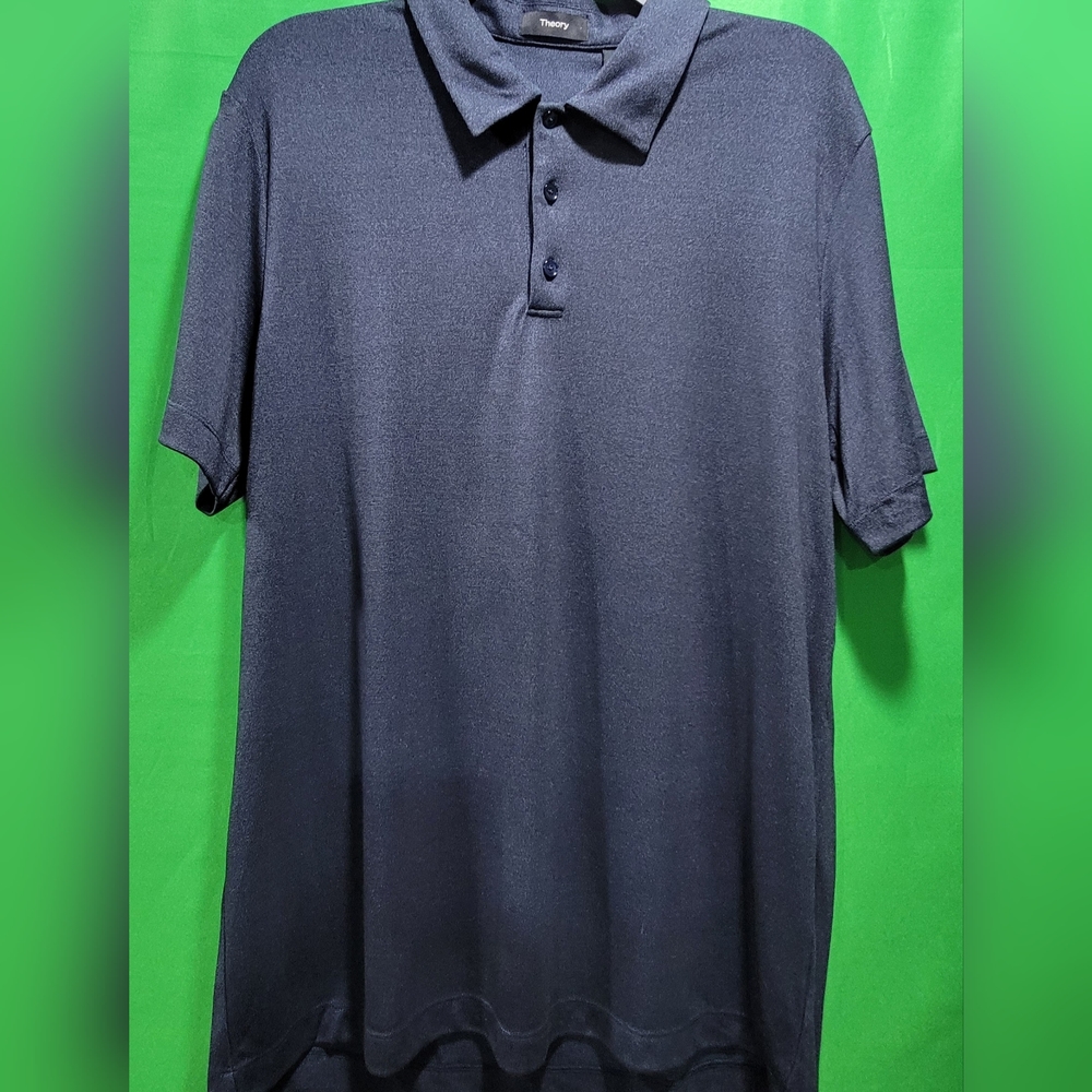 Bron Polo Shirt in Eclipse Anemone Modal Jersey